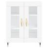 Stylish Highboard White 69.5x34x180 cm - Durable & Elegant