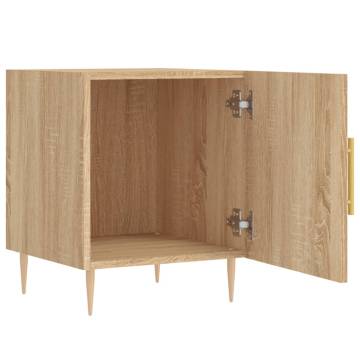 Stylish Sonoma Oak Bedside Cabinets - Set of 2 | Hipomarket