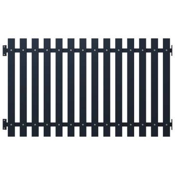 Fence Panel Anthracite 170.5x150 cm - Durable Steel Design