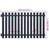 Fence Panel Anthracite 170.5x150 cm - Durable Steel Design