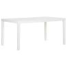 Garden Table 150x90x72 cm PP White Colour white Size 150 x 90 x 72 cm Quantity in Package 1 