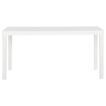 Garden Table 150x90x72 cm PP White - Stylish & Functional