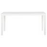 Garden Table 150x90x72 cm PP White - Stylish & Functional