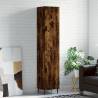 Highboard Smoked Oak 34.5x34x180 cm Engineered Wood Colour smoked oak Quantity in Package 1 Model 1 door 