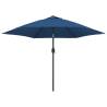 Outdoor Parasol with Metal Pole 300 cm - Azure | HipoMarket