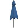 Outdoor Parasol with Metal Pole 300 cm - Azure | HipoMarket