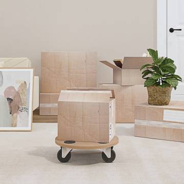 Dolly Trolleys 6 pcs - Engineered Wood for Easy Moving