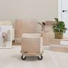 Dolly Trolleys 6 pcs Round Engineered Wood Size Ø 38 cm Quantity in Package 6 