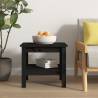 Coffee Table Black 45x45x40 cm Solid Wood Pine Colour black Size 45 x 45 x 40 cm Quantity in Package 1 