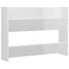 Wall Shoe Cabinets - High Gloss White 2 pcs | Hipomarket