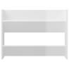 Wall Shoe Cabinets - High Gloss White 2 pcs | Hipomarket