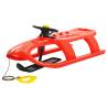 Sledge with Wheel Red 102.5x40x23 cm Polypropylene Colour red Model sledge + wheel 