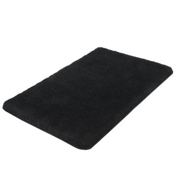 Kleine Wolke Black Bath Rug 70x120 cm - Soft & Safe