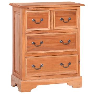 Chest of Drawers - Solid Mahogany Wood | Rustic Charm