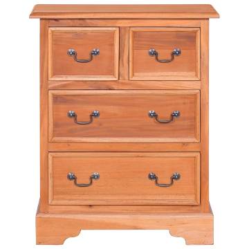 Chest of Drawers - Solid Mahogany Wood | Rustic Charm