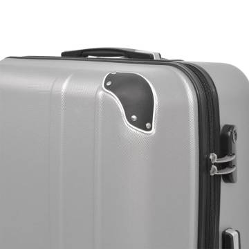 Four Piece Hardcase Trolley Set Silver - Stylish & Durable