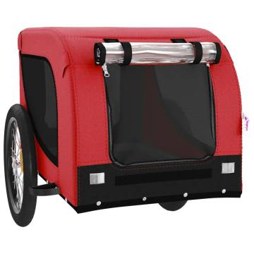 Pet Bike Trailer - Durable Oxford Fabric & Iron Construction