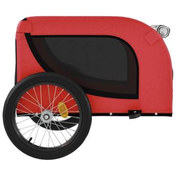 Pet Bike Trailer - Durable Oxford Fabric & Iron Construction