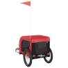 Pet Bike Trailer - Durable Oxford Fabric & Iron Construction