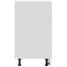 High Gloss White Drawer Bottom Cabinet - 80x46x81.5 cm