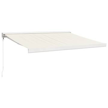 Retractable Awning Cream 3x2.5m - Durable & Stylish Canopy