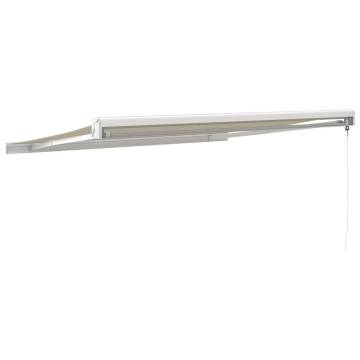 Retractable Awning Cream 3x2.5m - Durable & Stylish Canopy