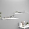 Floating Wall Shelves 2 pcs White 120x23.5x3.8 cm MDF Colour white Size 120 x 23.5 x 3.8 cm Quantity in Package 2 Number of Pieces 1 