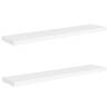 Stylish Floating Wall Shelves - 2 pcs White 120x23.5 cm