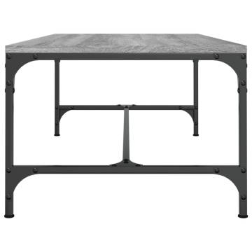 Stylish Grey Sonoma Coffee Table - 80x50 cm | HiPoMarket