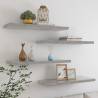 Floating Wall Shelves 4 pcs Concrete Grey 80x23.5x3.8 cm MDF Colour concrete grey Size 80 x 23.5 x 3.8 cm Quantity in Package 4 Number of Pieces 1 