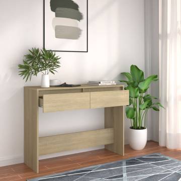 Sonoma Oak Console Table - Stylish & Functional Design