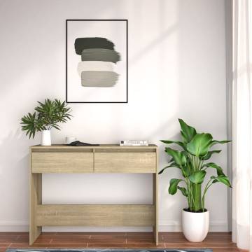 Sonoma Oak Console Table - Stylish & Functional Design