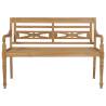 Elegant Batavia Bench 120 cm Teak for Your Garden & Patio