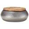 Coffee Table Grey 68x68x30 cm Solid Reclaimed Wood Colour grey Size 68 x 30 cm Quantity in Package 1 