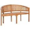 Banana Bench 151 cm Solid Teak Wood Size 151 cm Quantity in Package 1 Number of 2 Seating Capacity 