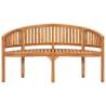 Banana Bench 151 cm - Solid Teak Wood Garden Furniture