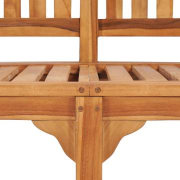 Banana Bench 151 cm - Solid Teak Wood Garden Furniture