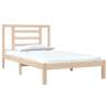 Solid Wood Pine Bed Frame 100x200 cm | Modern Bedroom Furniture