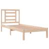 Solid Wood Pine Bed Frame 100x200 cm | Modern Bedroom Furniture