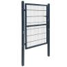 2D Fence Gate (Single) Anthracite Grey - 106 x 210 cm