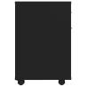 Rolling Cabinet Black 45x38x54 cm | Stylish Storage Solution