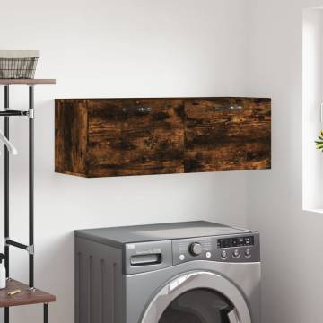 Wall Cabinet Smoked Oak - Stylish Storage Solutions