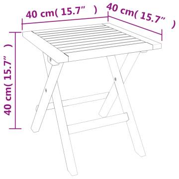 Sun Loungers 2 pcs with Table - White Solid Acacia Wood