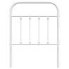 Stylish White Metal Headboard - 75 cm | HipoMarket