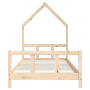 Kids Bed Frame 90x200 cm Solid Wood Pine - Fun & Functional