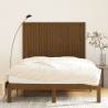 Elegant Wall Headboard Honey Brown - Solid Pine | HipoMarket