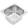 Gastronorm Container Holder with 4 GN 1/6 Pans - Stainless Steel