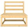 2 Piece Garden Lounge Set - Solid Pinewood | HipoMarket UK