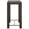 Stylish Brown Garden Bar Table - 100x60.5x110.5 cm