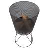 RedFire Amarillo Black Fire Basket for Stylish Gardens